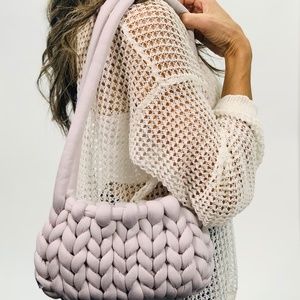 BRAND NEW HAND-CROCHETED TRENDY CHUNKY PURSE